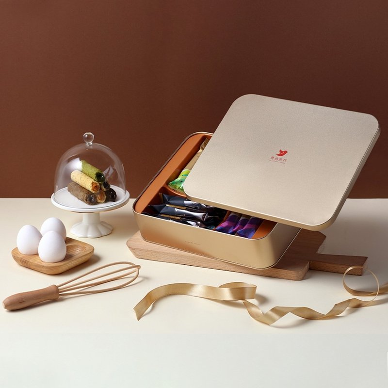 青鸟旅行 综合灌馅蛋卷奢华礼盒 24 入 - 零食/点心 - 新鲜食材 