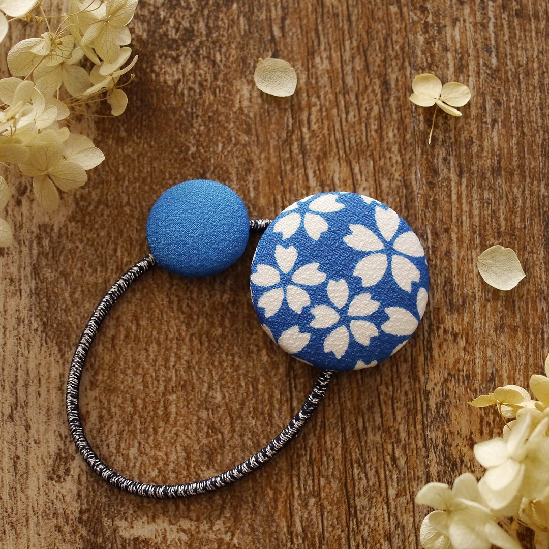 Happy hair ornament Kimono hair tie 1 piece [Sakurabun] - 发饰 - 其他材质 