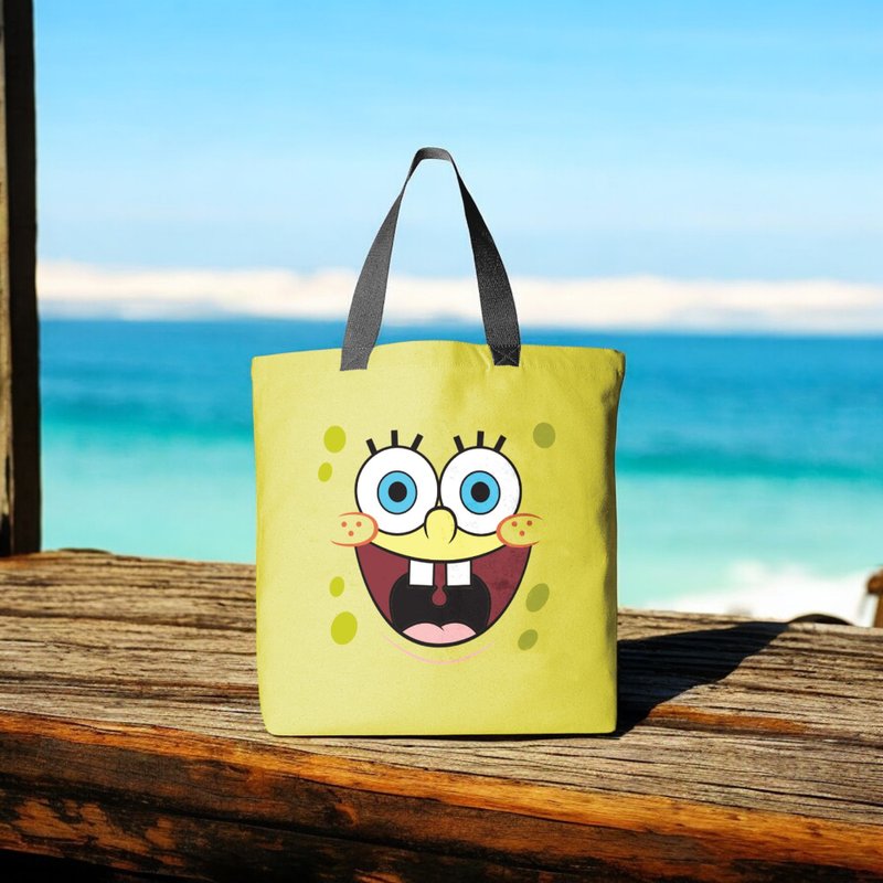 海绵宝宝 - 环保袋 01 - 侧背包/斜挎包 - 棉．麻 