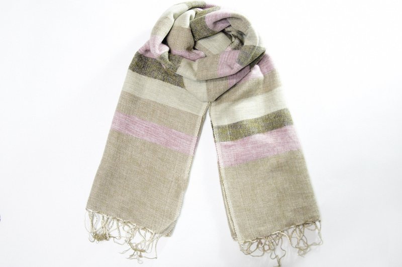 情人节礼物 生日礼物 限量手工 纯羊毛披巾 / boho针织围巾 / 手织围巾 / 针织披巾 / 盖毯 / 纯羊毛围巾 / 纯羊毛披巾 -简约时尚 草莓巧克力 - 丝巾 - 羊毛 多色