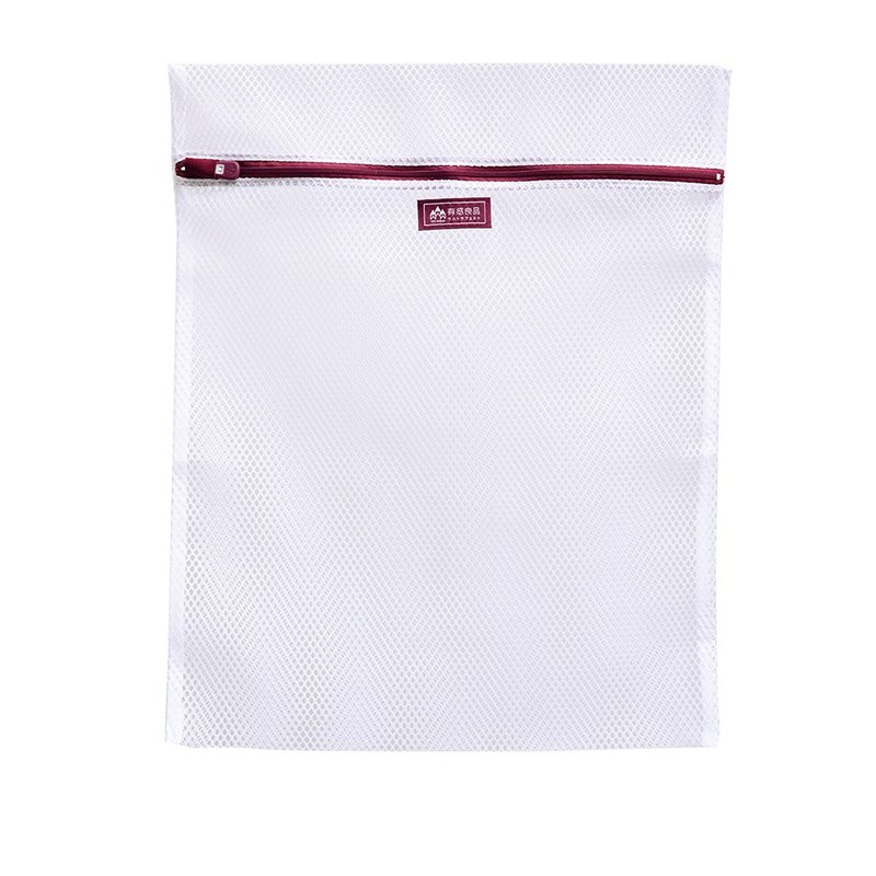 【有感良品】角型洗衣袋-45*55CM 荒目款 - 衣架/挂勾 - 聚酯纤维 白色