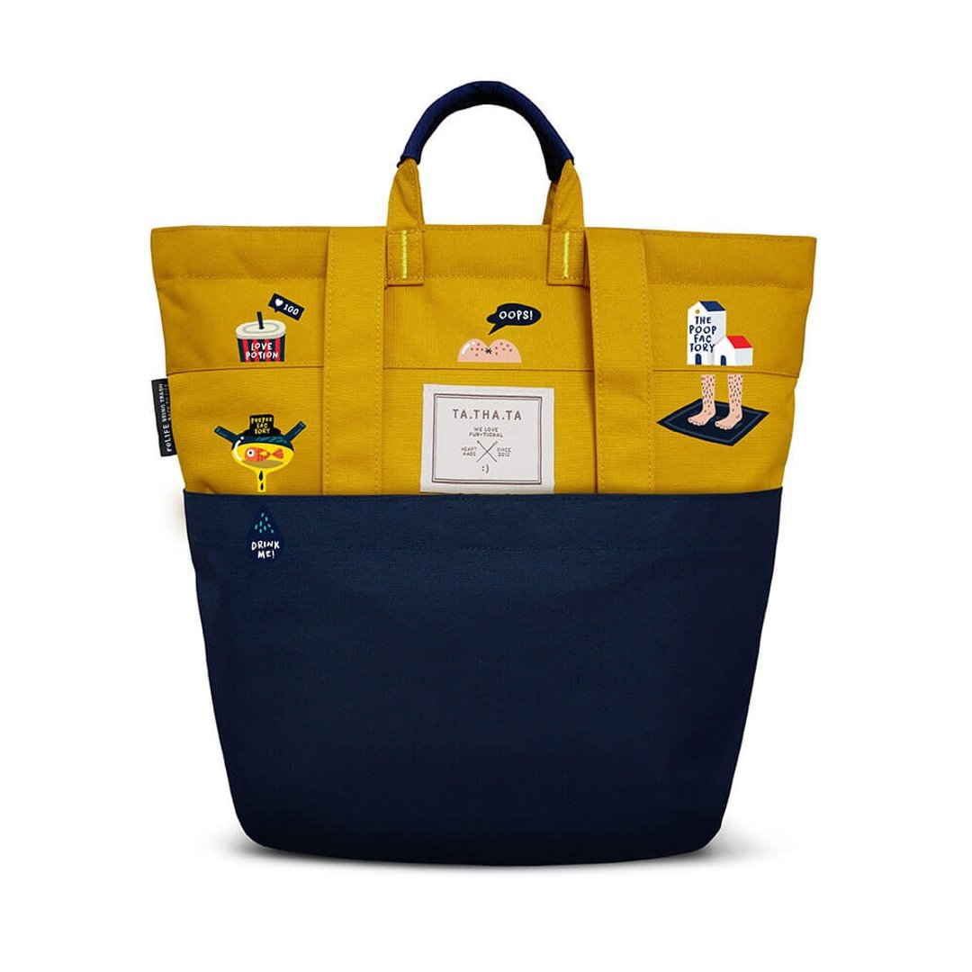 (Recycled fabric) Swift relife Poo Heaven backpack - 后背包/双肩包 - 环保材料 多色