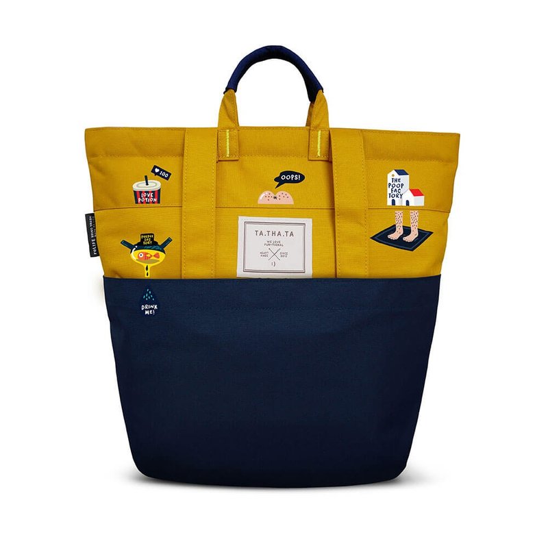 (Recycled fabric) Swift relife Poo Heaven backpack - 后背包/双肩包 - 环保材料 多色
