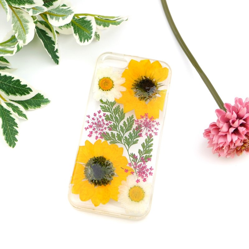 澄澈 手作押花手机壳 手机保护壳 手机套 干花手机壳 真花手机壳  - 手机壳/手机套 - 压克力 