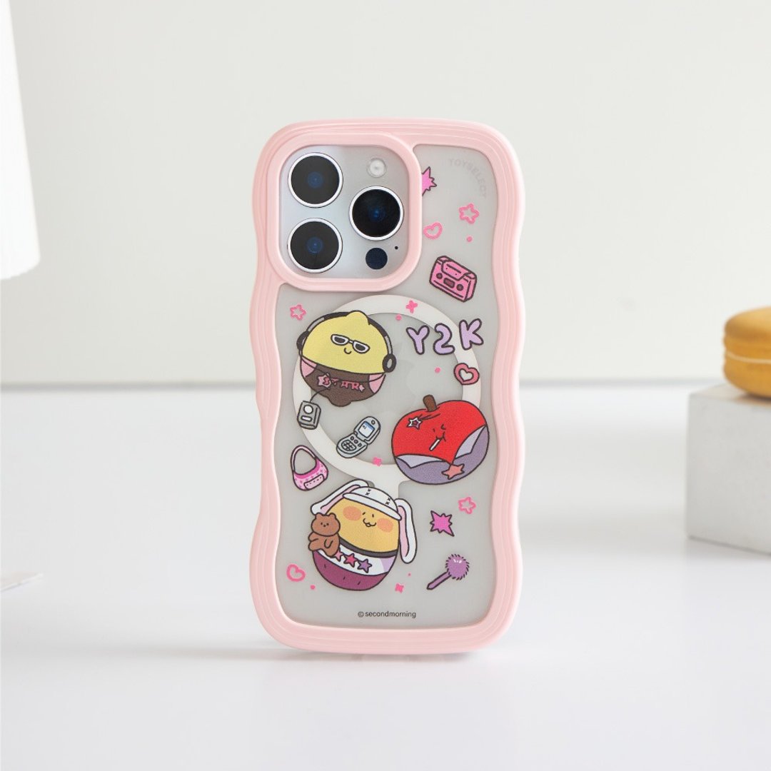 Second Morning Y2K云朵波波MagSafe iPhone手机壳 - 手机壳/手机套 - 塑料 多色
