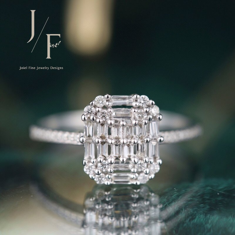 18K 冰糖戒指 - 戒指 - 钻石 