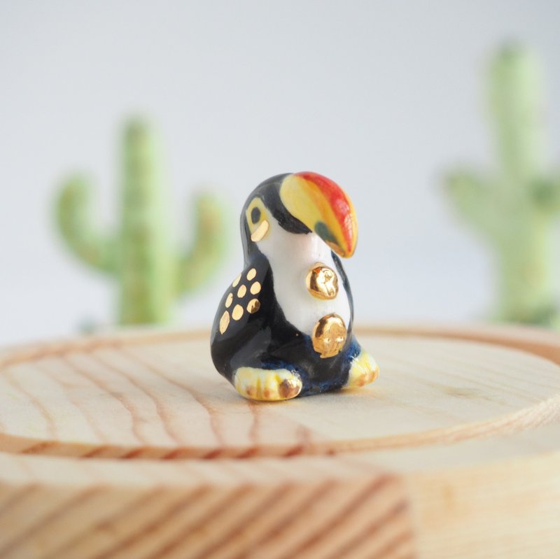 大嘴鸟陶瓷摆饰 - 摆饰 - 瓷 黑色