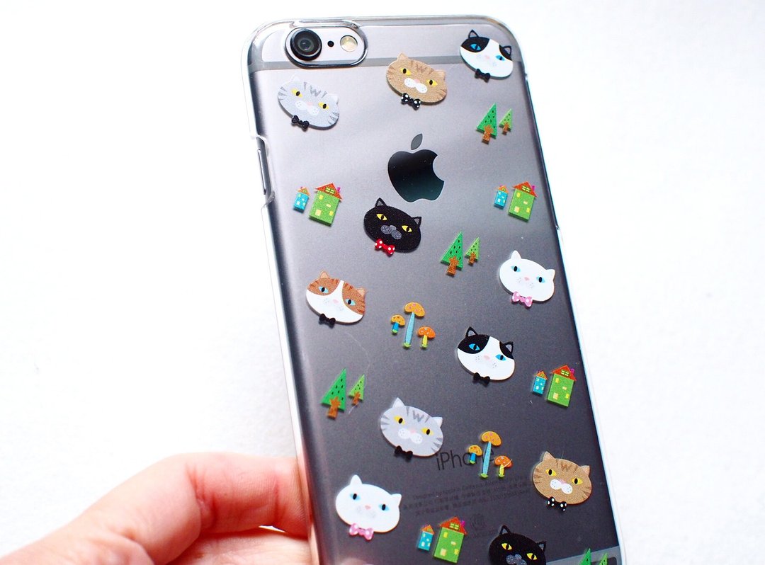 E*group 手机壳  阿喵 田野  iPhone 6/6s . iphone 6plus - 手机壳/手机套 - 压克力 绿色