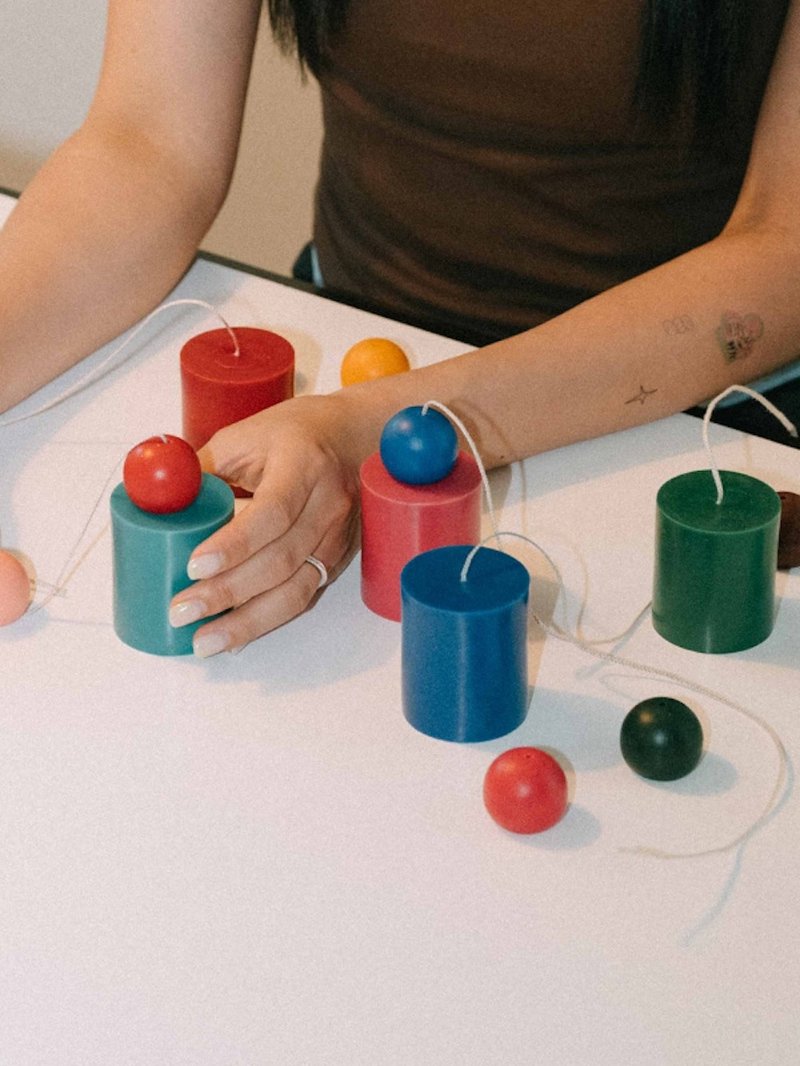 片片蜡烛(5色) - 蜡烛/烛台 - 蜡 多色