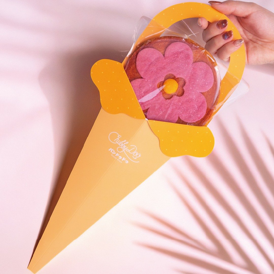 花束软饼干千层酥/单片/ 覆盆莓花束 凤梨花束 - 零食/点心 - 新鲜食材 粉红色