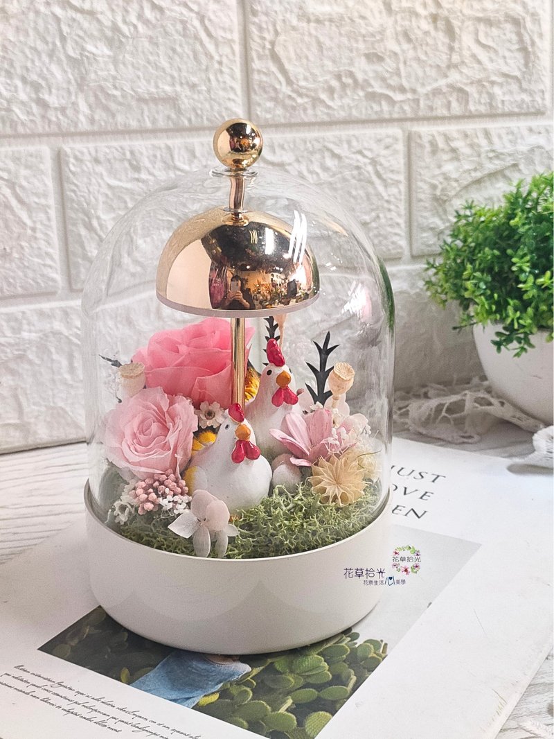 【拾光・带路迎光三段触控灯】 - 干燥花/捧花 - 玻璃 