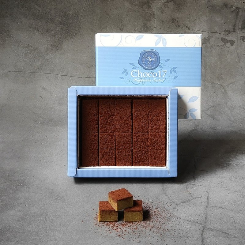 Choco17巧克力  红韵厚奶茶生巧克力 20颗/小礼盒无附礼袋 - 巧克力 - 新鲜食材 咖啡色