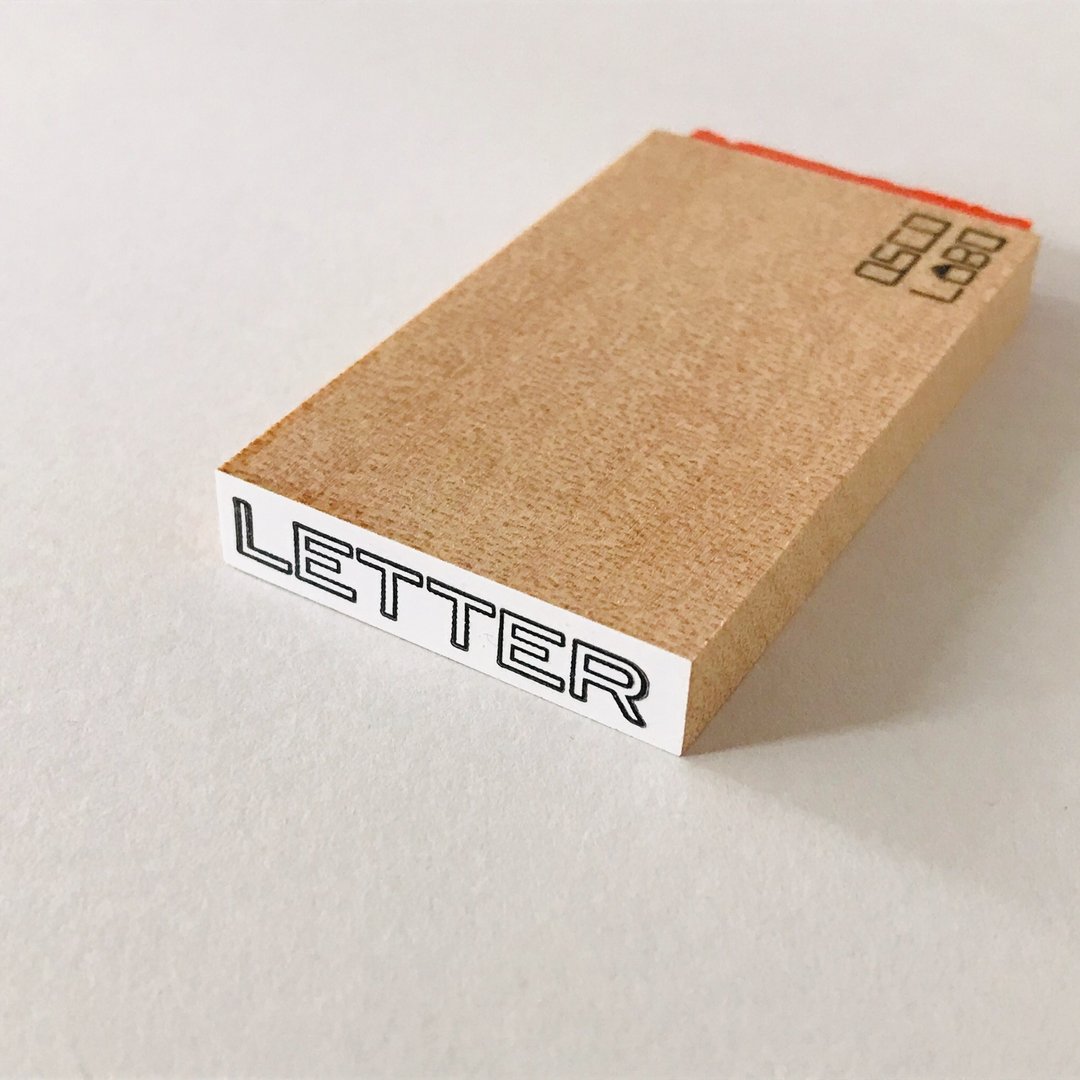 事务印章短款 LETTER【信件】 - 印章/印台 - 橡胶 