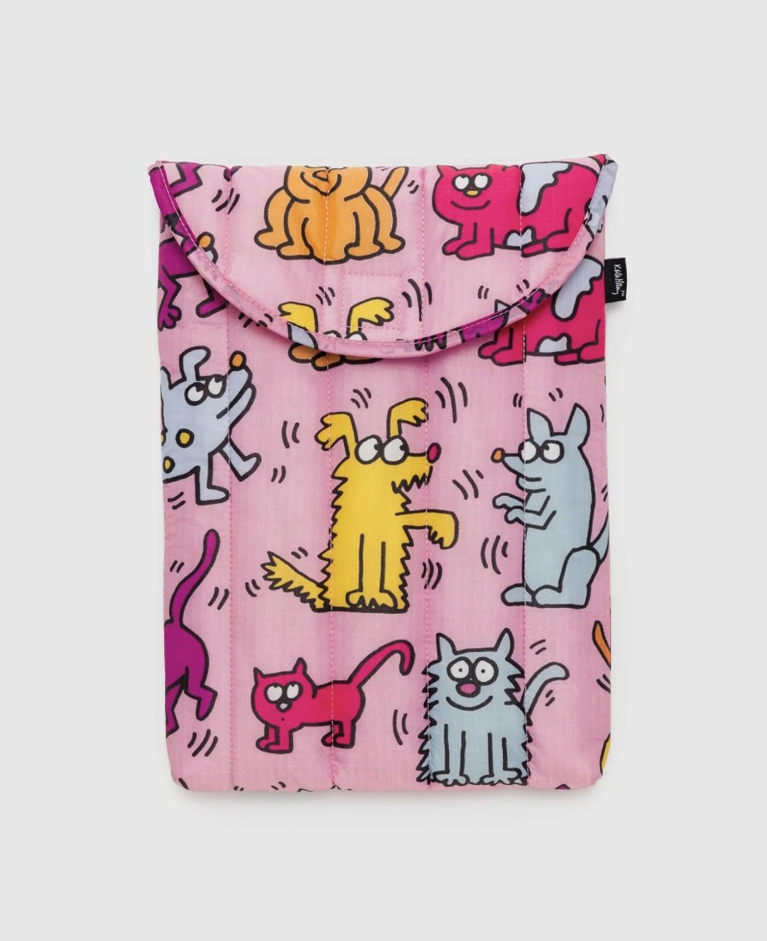 BAGGU 电脑平板保护套 13寸 - 可爱动物 插画家Keith Haring联名 - 电脑包 - 防水材质 多色