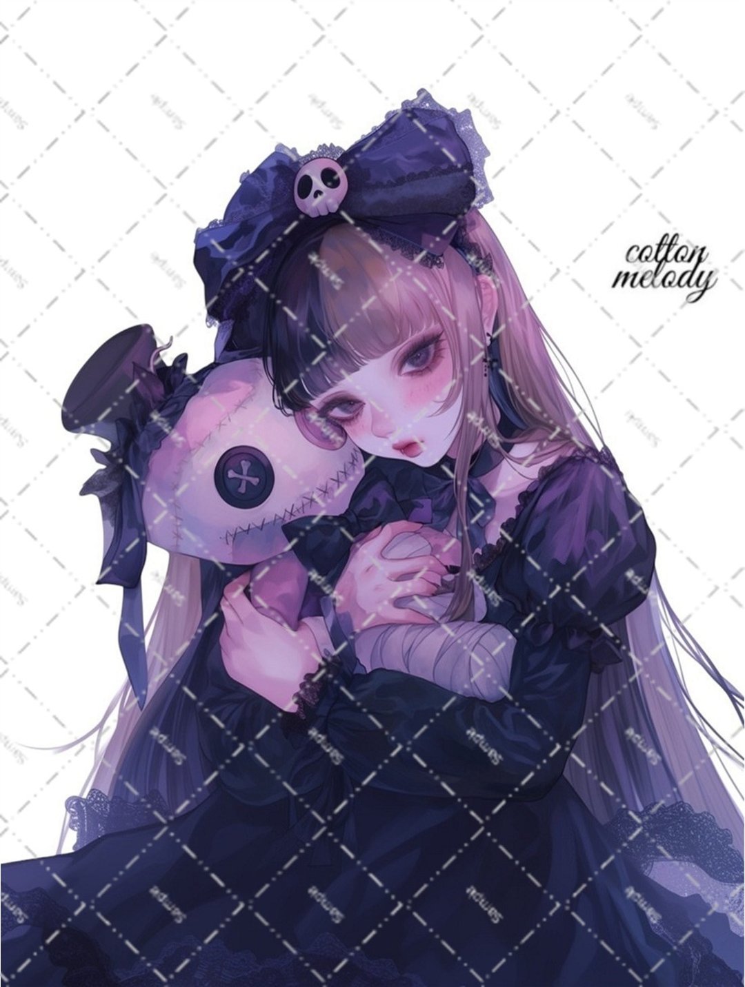 原创贴纸 no.7015 人物贴纸 原创贴纸 人物贴纸 女孩贴纸 原创人物贴纸 - 贴纸 - 纸 