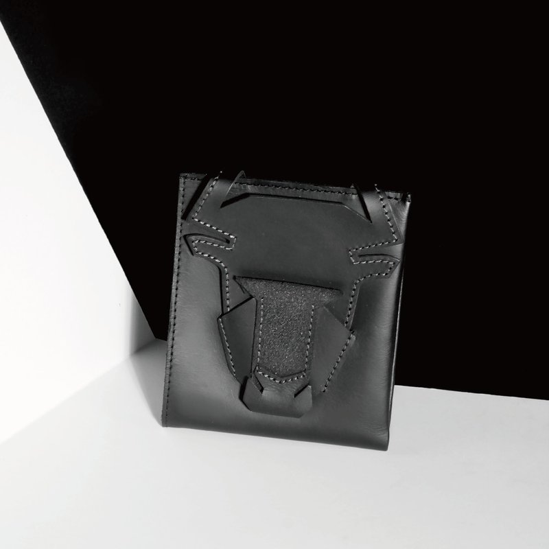 Black Bull Wallet - 皮夹/钱包 - 真皮 黑色