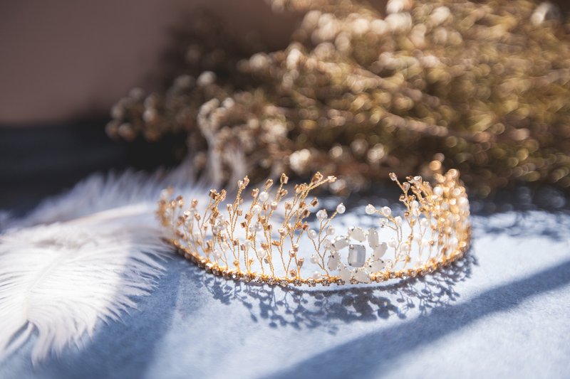 [ Leona ]  新娘发饰 手作 婚礼饰品 - 发饰 - 其他金属 