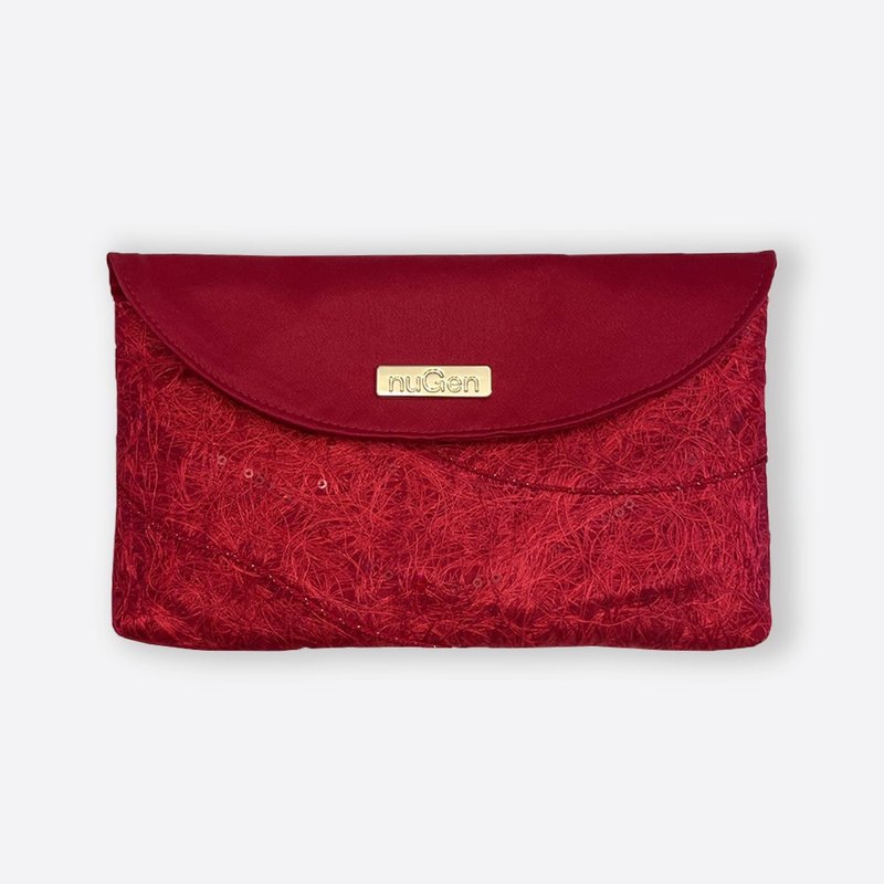 nuGen永续纳福红包-循环纱 - 皮夹/钱包 - 聚酯纤维 红色