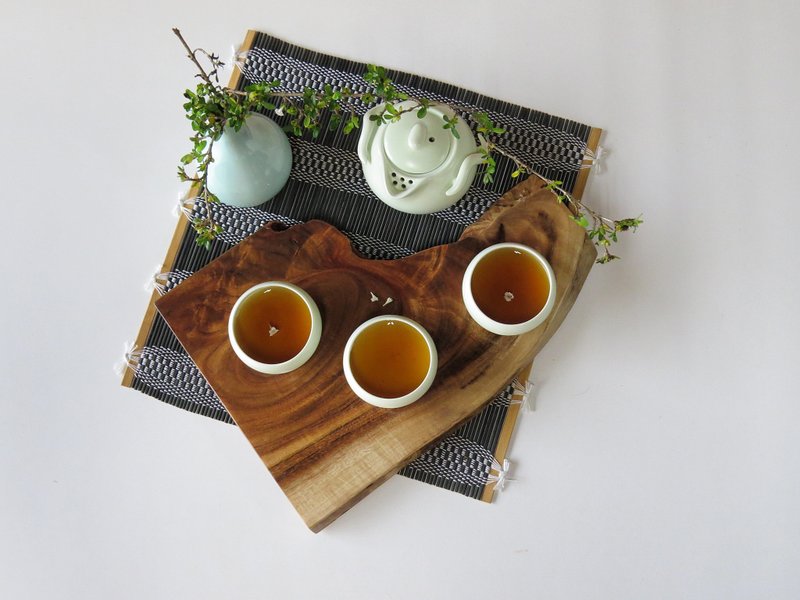 大自然系列—手作自然边 壶承 - 茶具/茶杯 - 木头 