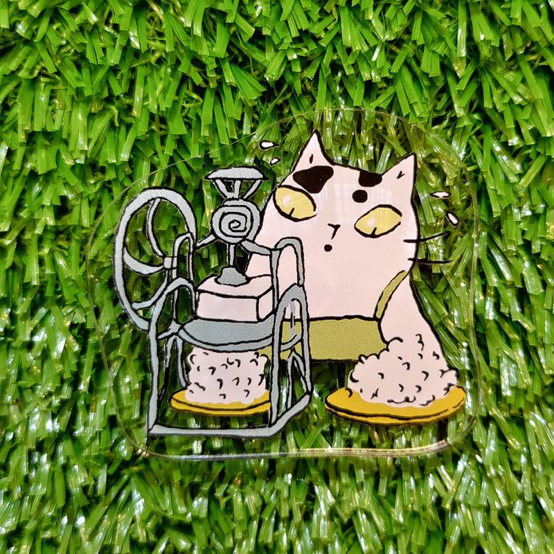 压克力磁铁-锉冰(插画家:猫小姐)(最长边6cm) - 冰箱贴/磁贴 - 压克力 