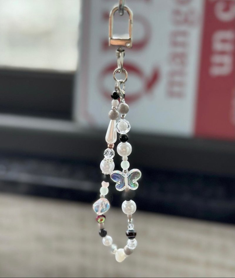 串珠吊饰 黑色 透明 黑暗荣耀 - 吊饰 - 塑料 黑色