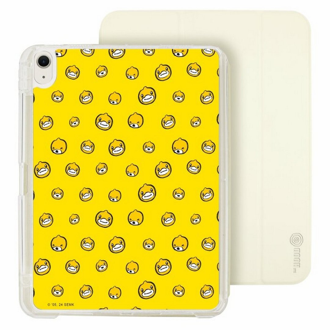 小黄鸭图案 iPad Air 11/pro13可拆式防摔透明笔槽折套ipad - 平板/电脑保护壳 - 塑料 多色