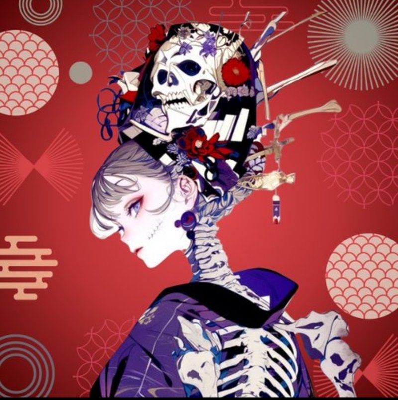 转售 NaChi 原版贴纸 [饥饿骷髅] - 贴纸 - 纸 紫色