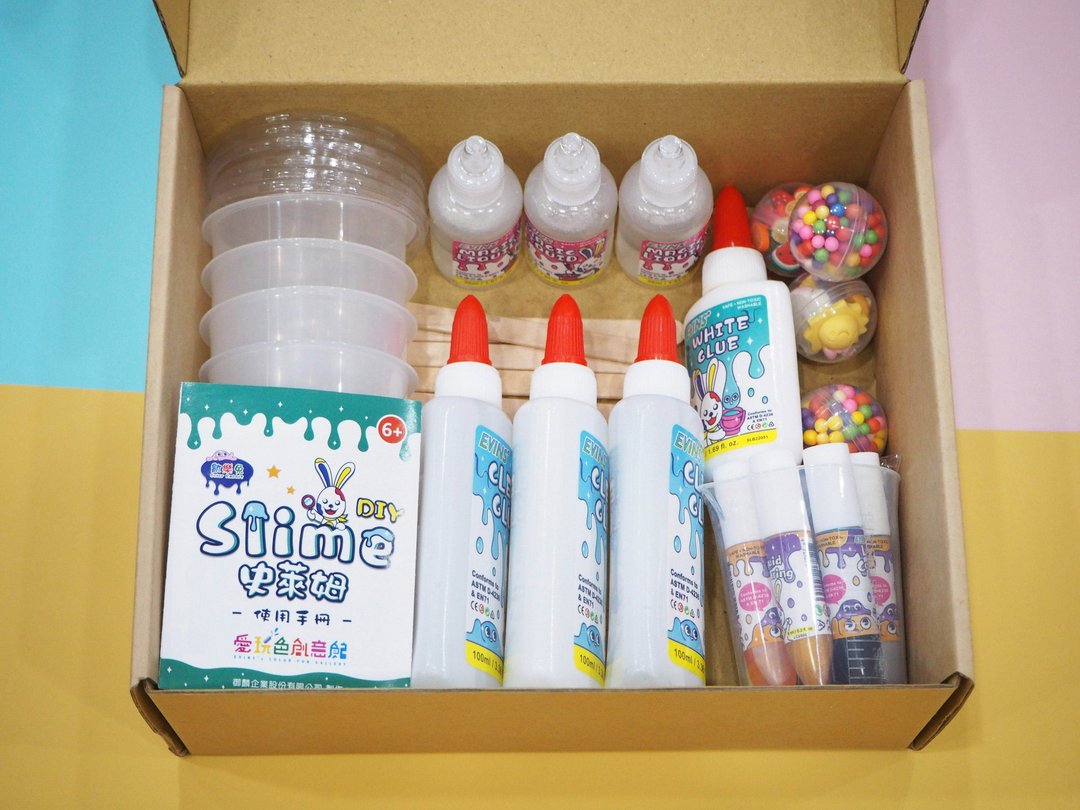 【爱玩色创意馆】新品上市 Slime 史莱姆DIY豪华组 无硼砂 - 其他 - 其他材质 多色