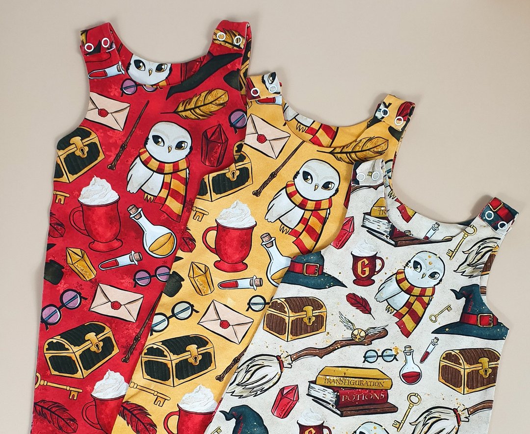 Magic Wizard baby romper, baby boy romper, baby girl romper, baby overalls - 包屁衣/连体衣 - 棉 多色
