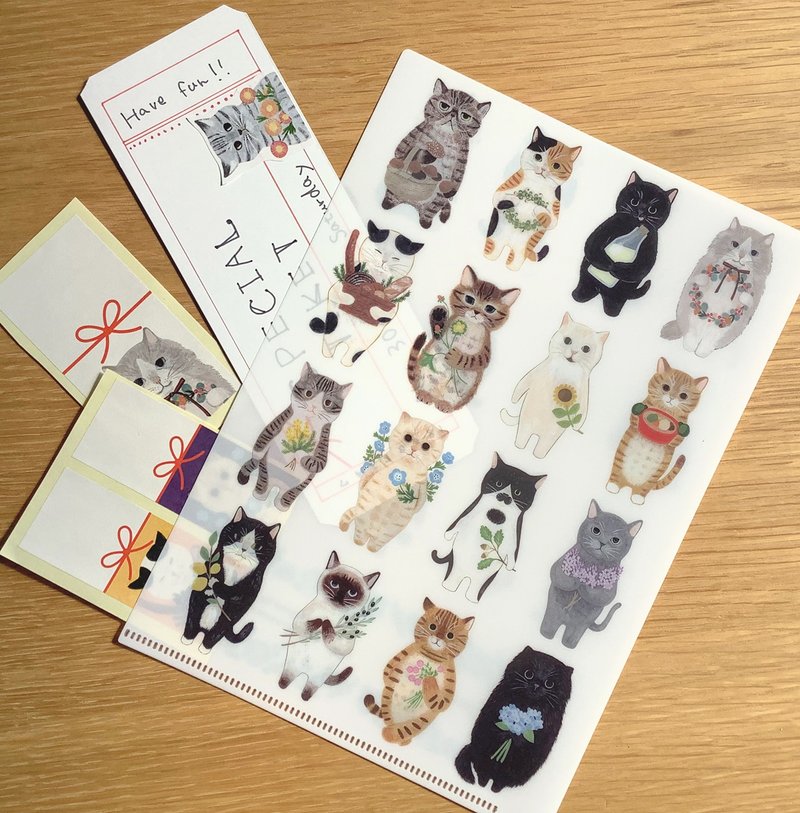 A5文件夹 绘本中的猫咪 - 文件夹/资料夹 - 塑料 