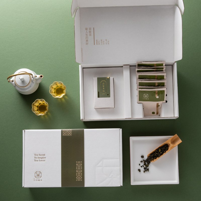 茶香礼盒|茶人最爱的茶叶礼盒 - 茶 - 纸 绿色