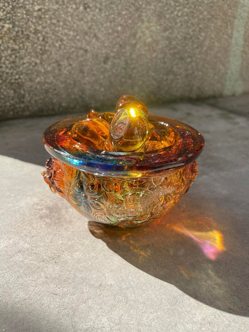 琉璃 招财 聚宝盆 聚财 - 摆饰 - 琉璃 