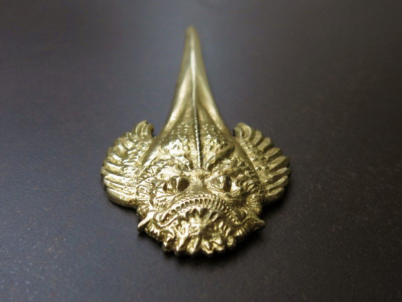 玫瑰毒鮋-拆信刀 - 剪刀/拆信刀 - 铜/黄铜 金色