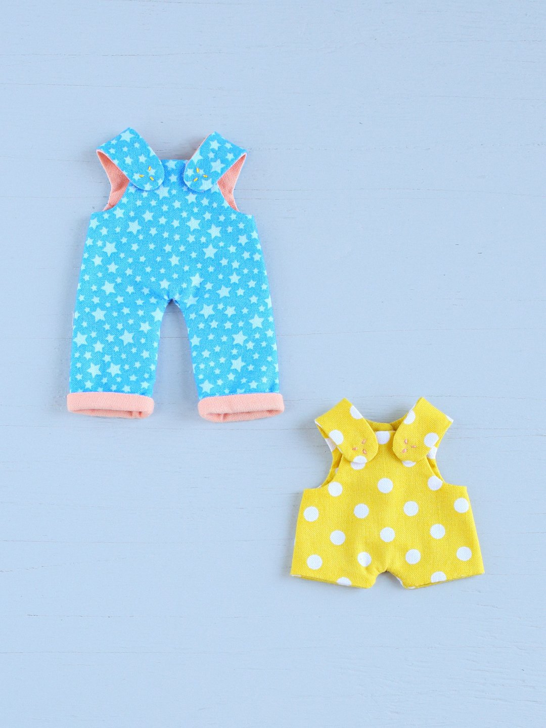 PDF Overalls for Mini Dolls Sewing Pattern - 手工艺教程/工具书 - 其他材质 