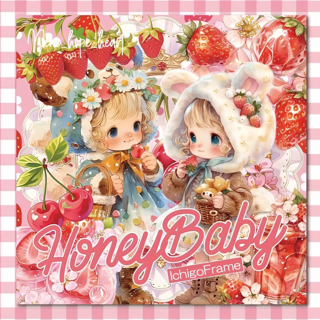 HoneyBaby 草莓相框 - 笔记本/手帐 - 纸 红色