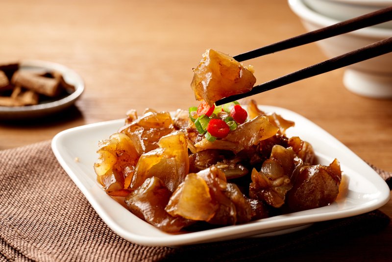 【麻而不辣 不敢吃辣也爱吃】椒麻牛筋(130g) - 熟食小吃 - 其他材质 橘色