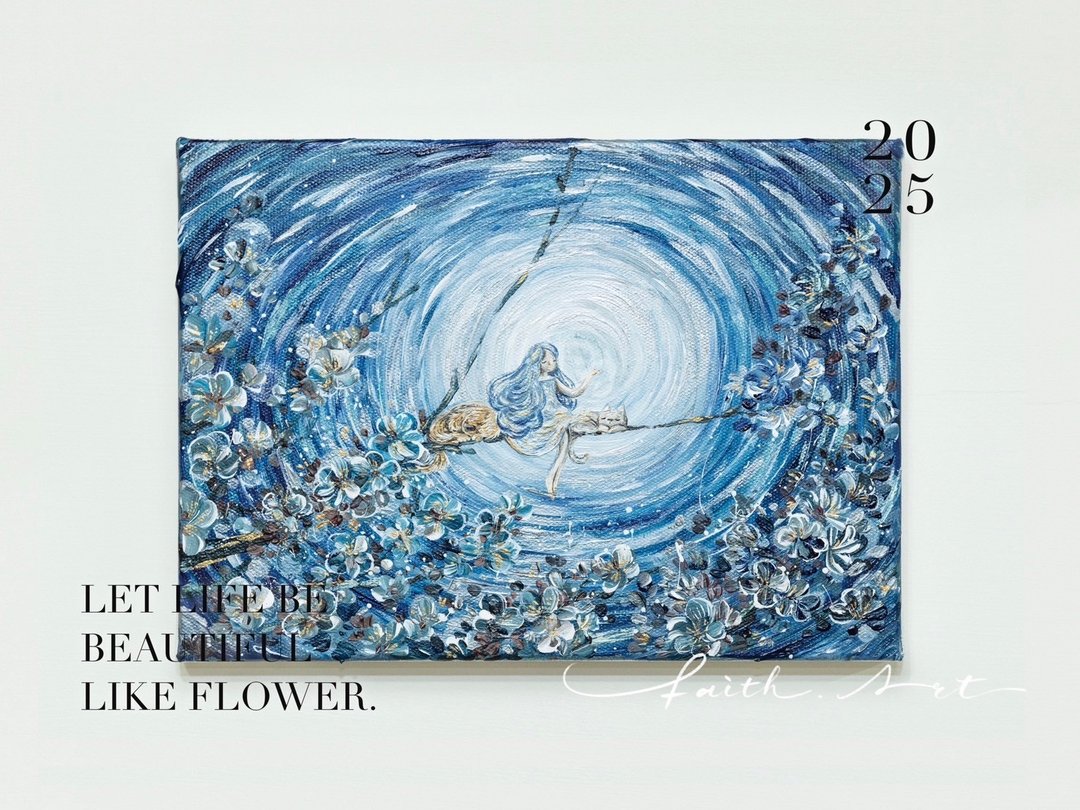 复制画/Let life be beautiful like flower. 生如繁花 - 海报/装饰画/版画 - 纸 