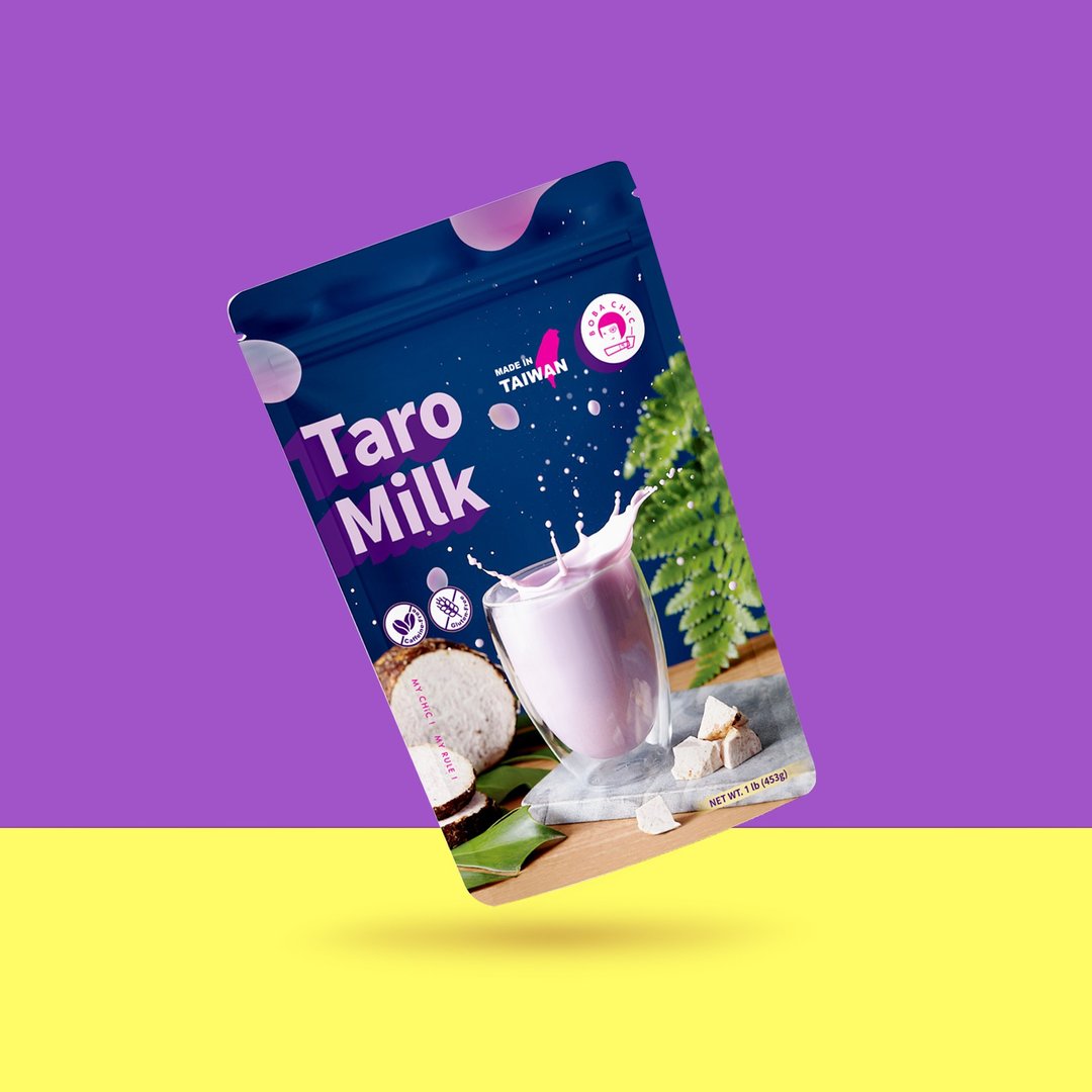 台湾芋香奶茶 - 美食 - 新鲜食材 紫色