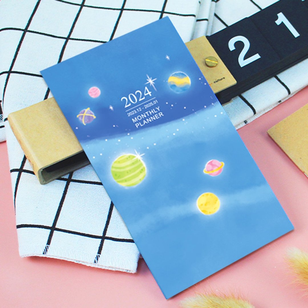 Chuyu 2024年48K月计划+笔记/日志手帐/行事历 - 笔记本/手帐 - 纸 多色