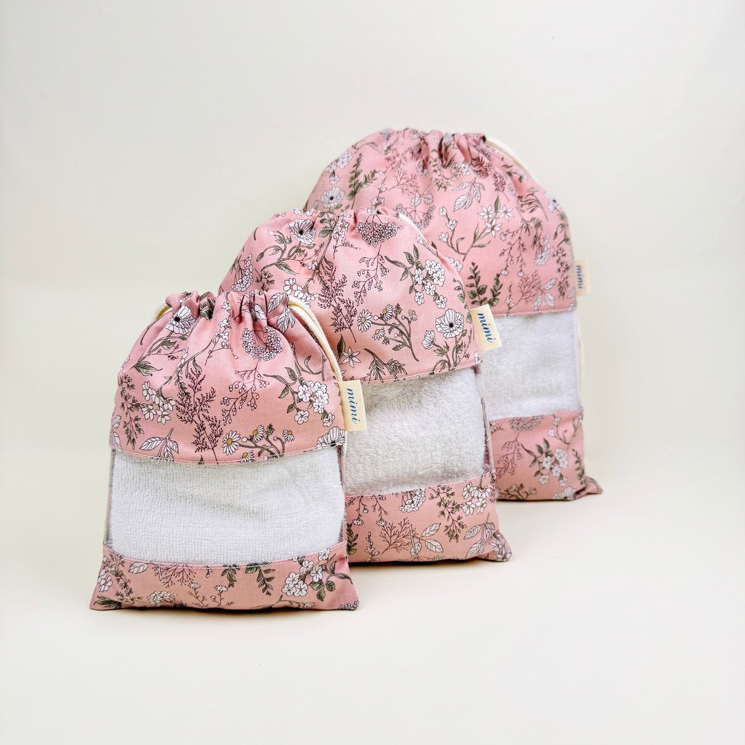 Floral 花朵 束口袋 束口包 - 束口袋双肩包 - 棉 多色