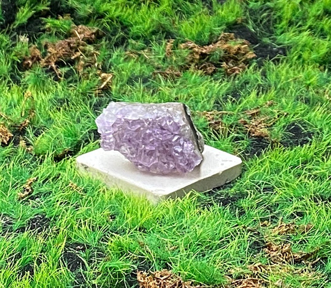 能量摆饰-天然原皮原矿可梦幻紫晶簇 紫水晶 财运水晶 快速出货 - 摆饰 - 水晶 紫色