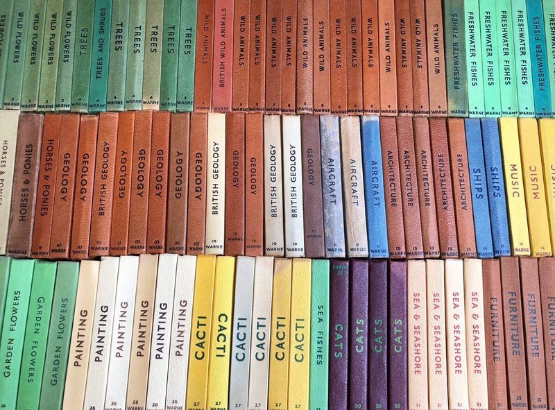 11/20更新英国1950-1970年代口袋图鉴部份黑白及彩色印刷单本出售 - 刊物/书籍 - 纸 