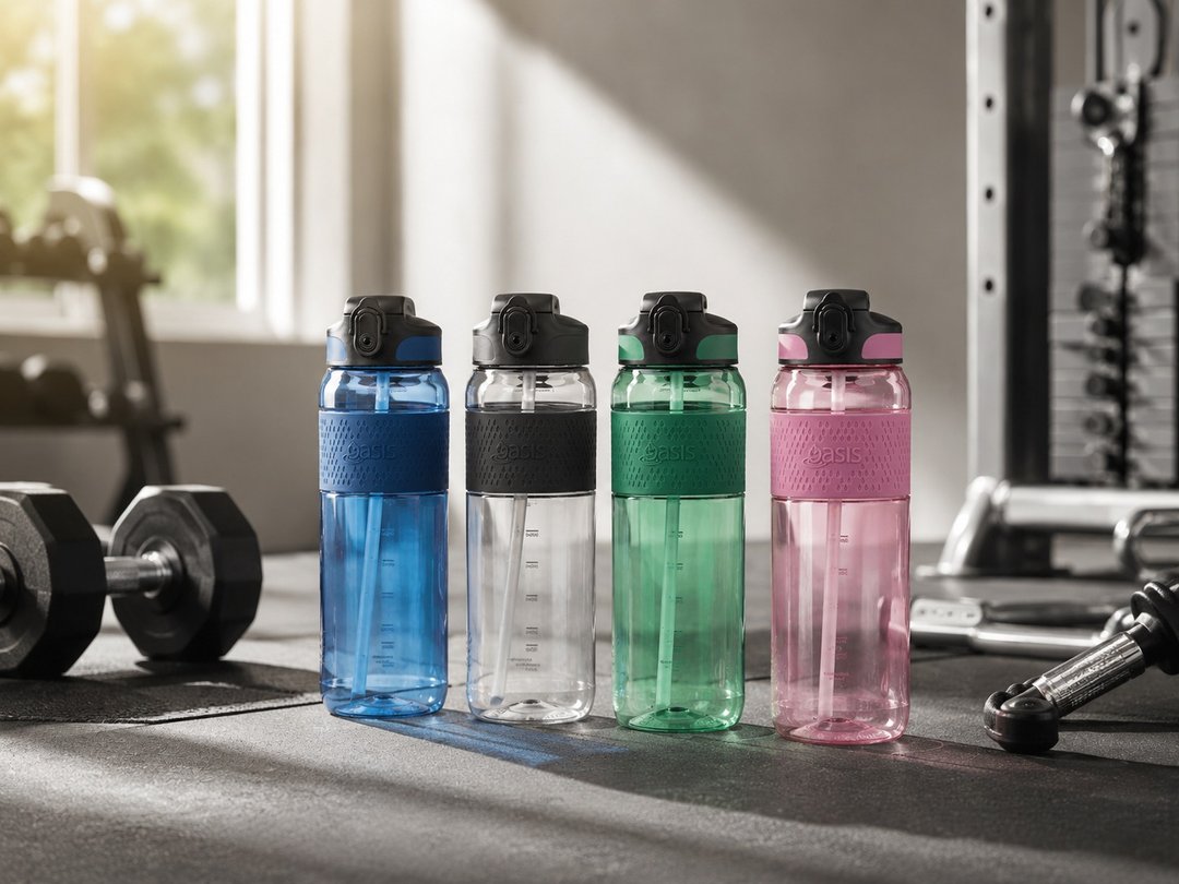 澳洲 Oasis Tritan 弹盖吸管运动水瓶 1000ml - 水瓶/水壶 - 环保材料 多色