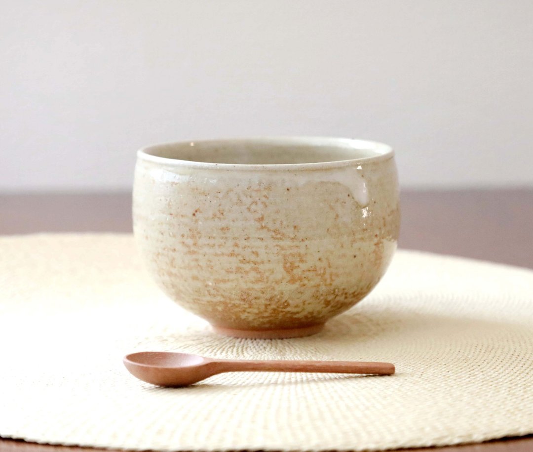 草灰釉碗/牛奶咖啡、汤、炖菜等 - 碗 - 陶 卡其色