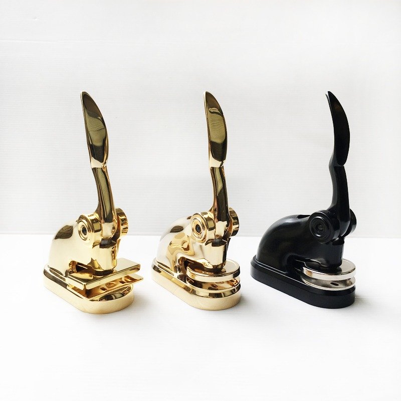 早期古件-桌上型压纹机 PREMIUM QUALITY CAST DESK EMBOSSERS - 其他 - 其他金属 金色