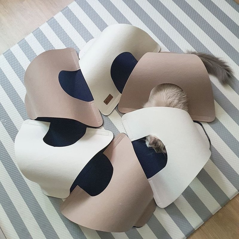 //猫的躲猫猫//变形金刚之三角隧道猫咪玩具 - 玩具 - 聚酯纤维 