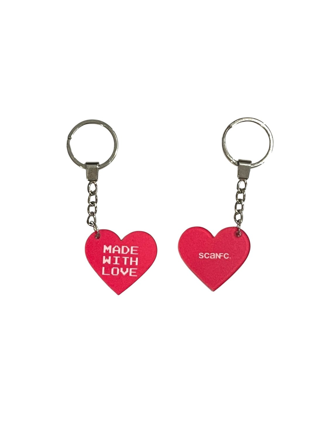SCANFC made with love acrylic keychain (NFC) - 数码小物 - 压克力 