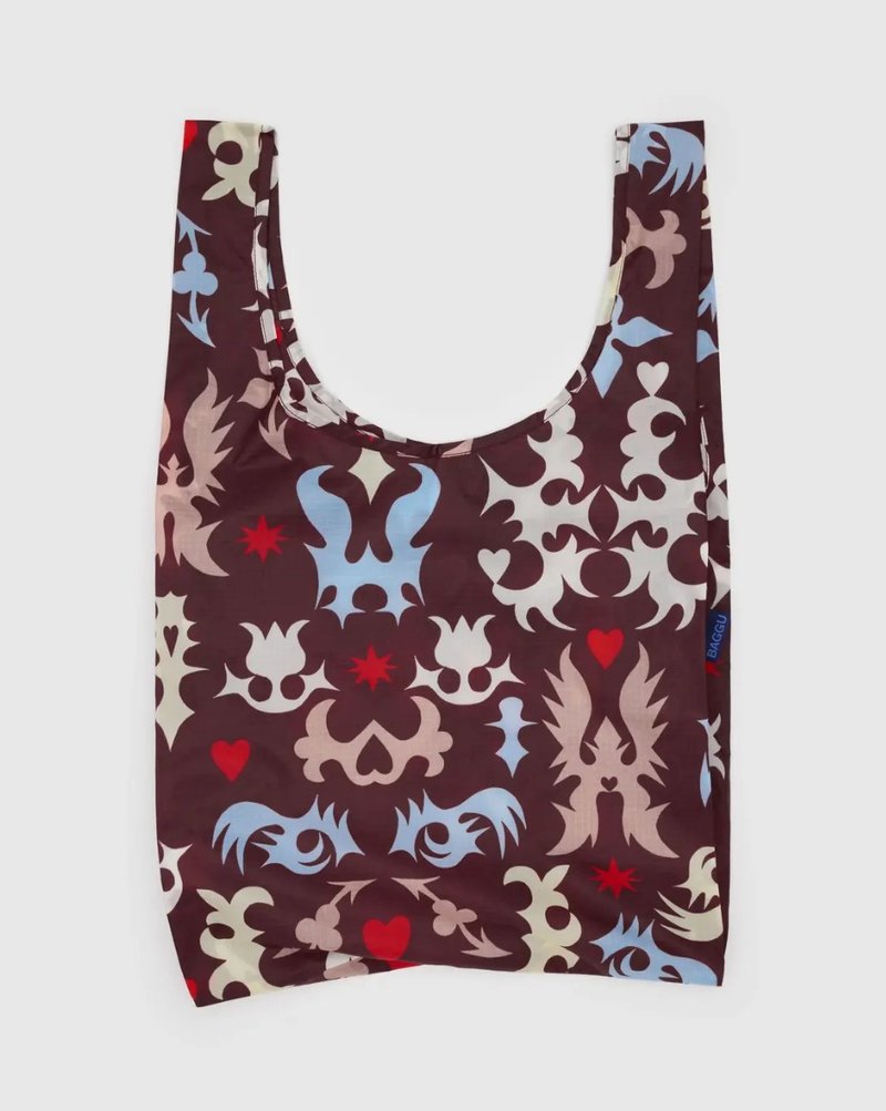 BAGGU环保收纳购物袋 - 标准 - 西部风情剪影 - 手提包/手提袋 - 防水材质 红色