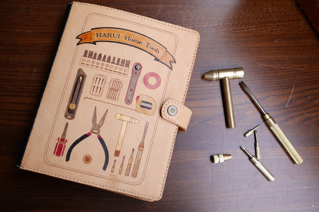 【春猪工具书】 家用工具书 Harui Home Tools - 其他 - 真皮 橘色