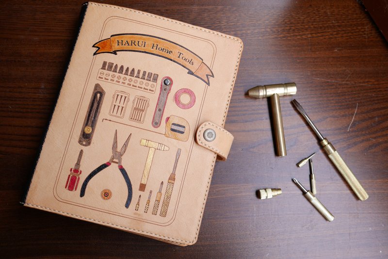 【春猪工具书】 家用工具书 Harui Home Tools - 其他 - 真皮 橘色